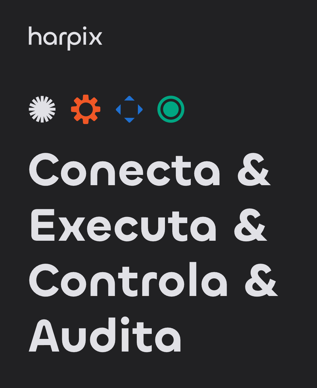 Harpix conecta, executa, controla e audita